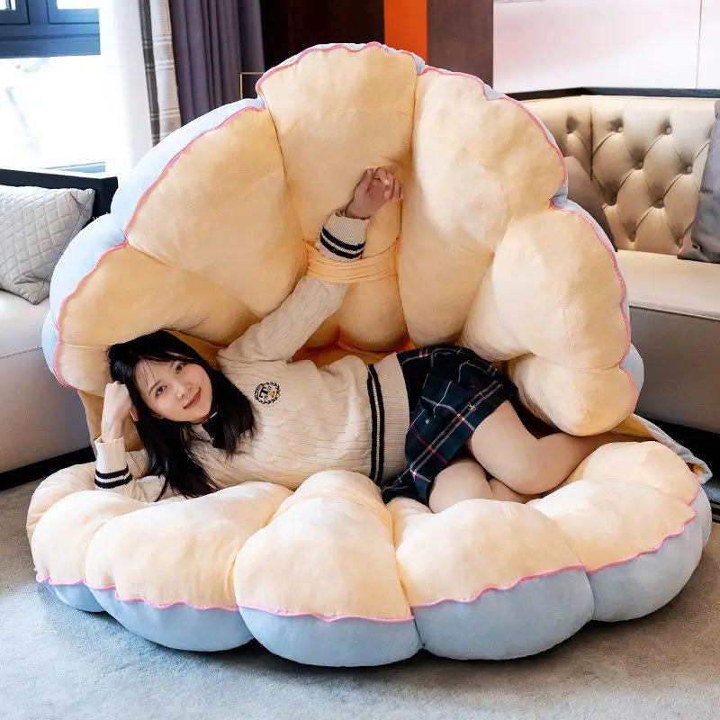 Giant Shell Plush Cushion